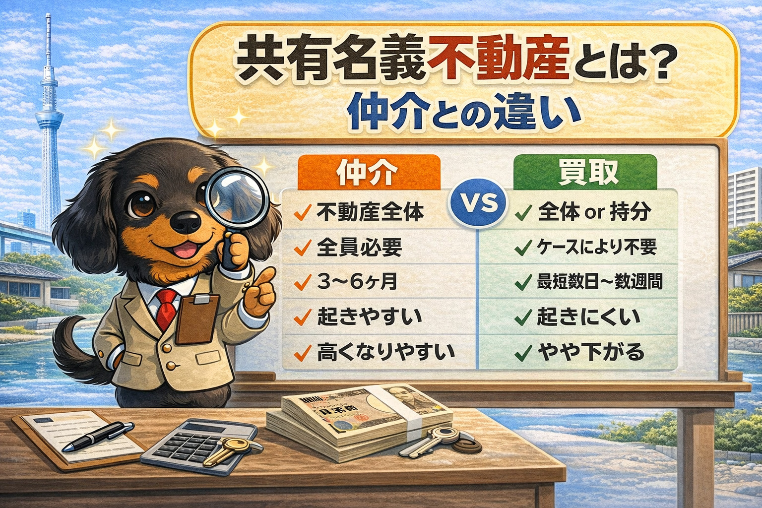 共有名義不動産とは 仲介との違い