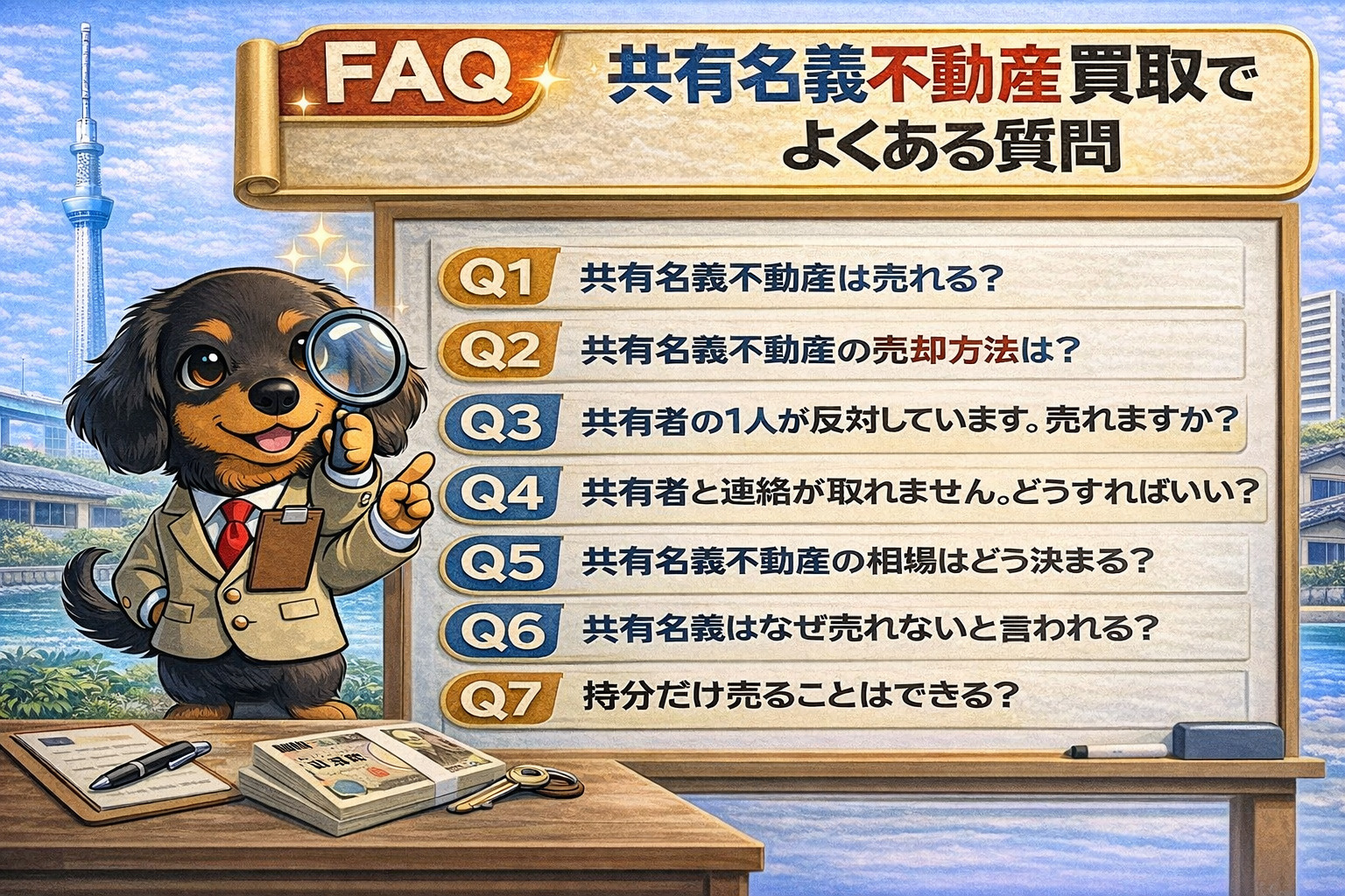 共有名義不動産のよくある質問
