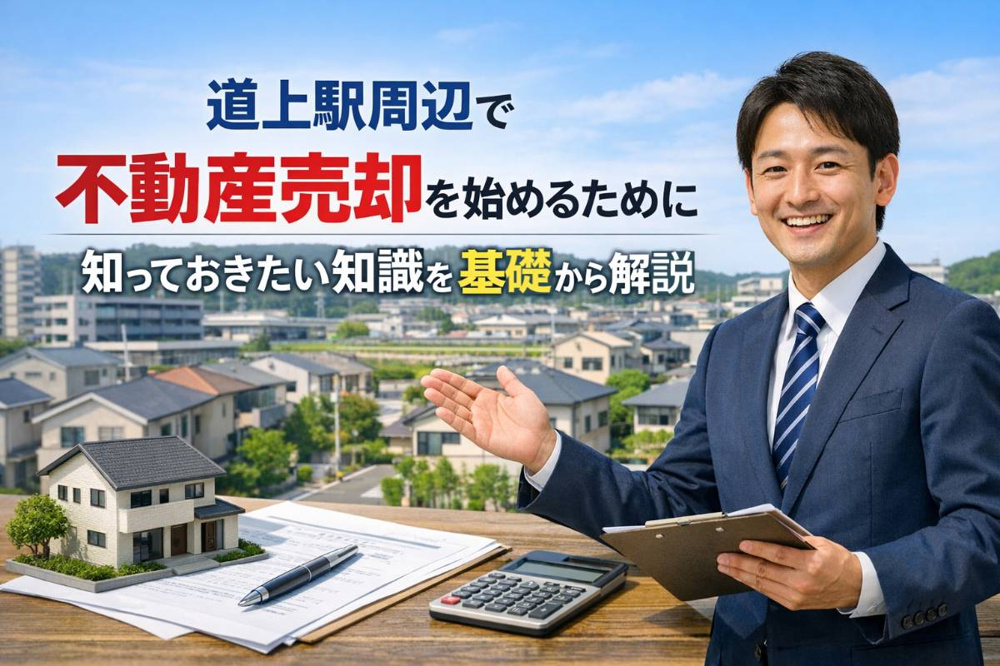 道上駅周辺で不動産売却を始めるために知っておきたい知識を基礎から解説の画像