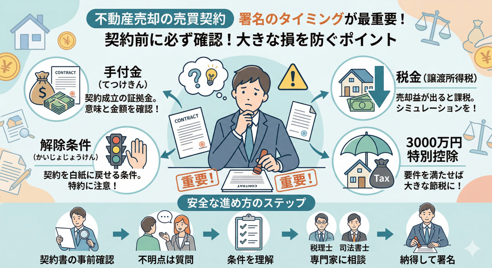 その署名、まだ早い。売買契約で一番危ないタイミングの画像