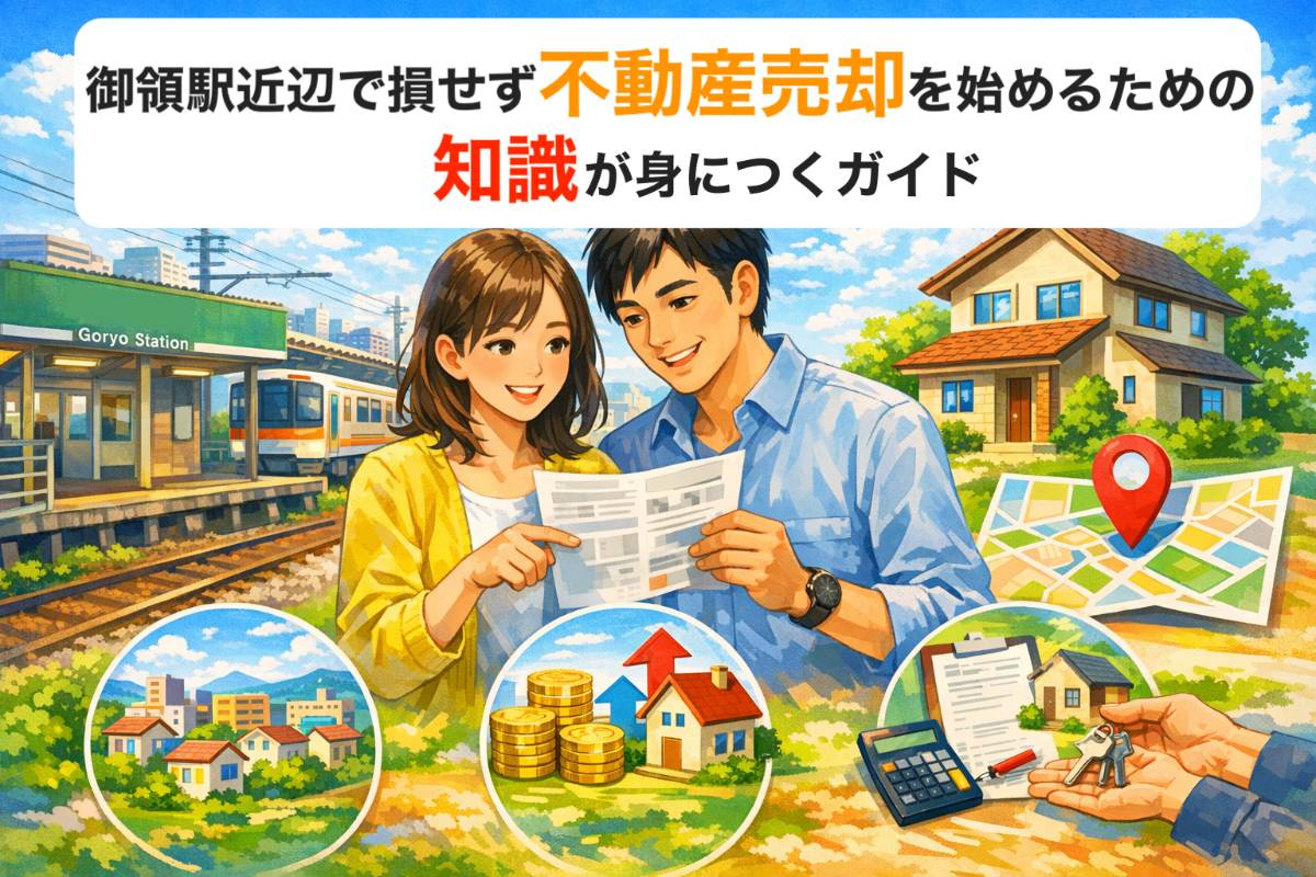 御領駅近辺で損せず不動産売却を始めるための知識が身につくガイドの画像