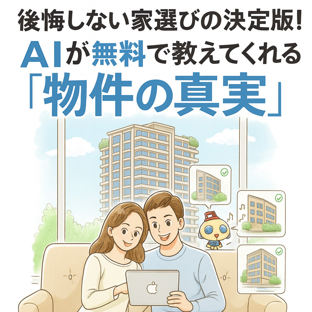 後悔しないための「AI情報武装」３つの新常識【高崎不動産情報ライブラリー】の画像