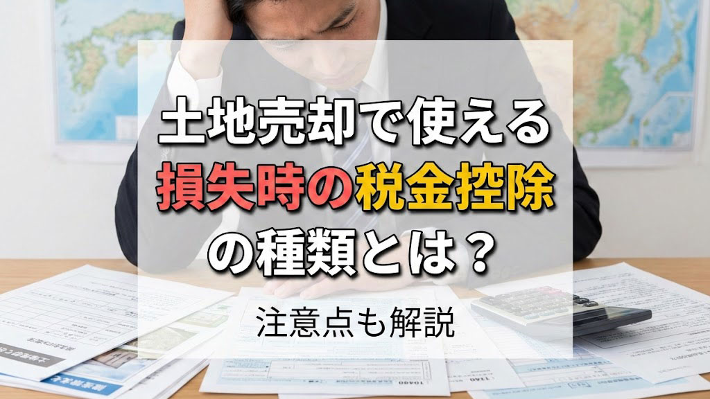 土地売却で使える損失時の税金控除の種類とは？注意点も解説の画像