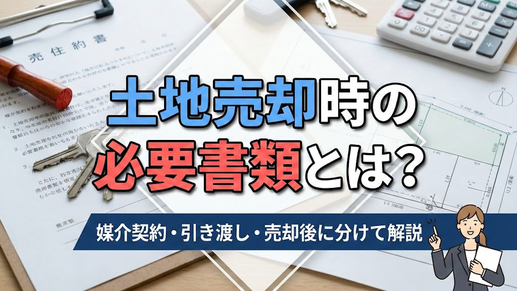 土地売却時の必要書類とは？媒介契約・引き渡し・売却後に分けて解説の画像