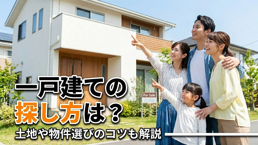 一戸建ての探し方は？土地や物件選びのコツも解説の画像