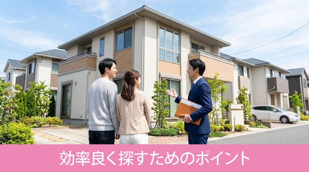 建売住宅を効率良く探すためのポイント