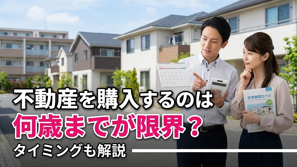 不動産を購入するのは何歳までが限界？タイミングも解説の画像