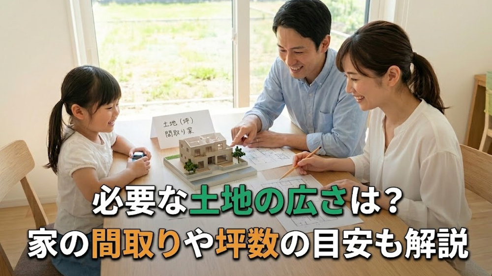 必要な土地の広さは？家の間取りや坪数の目安も解説の画像