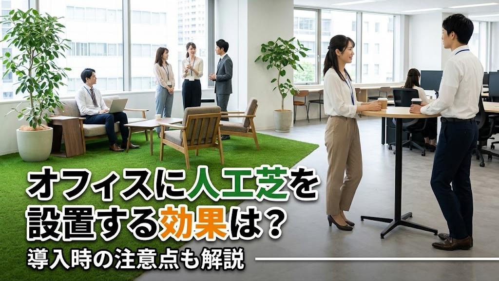 オフィスに人工芝を設置する効果は？導入時の注意点も解説の画像