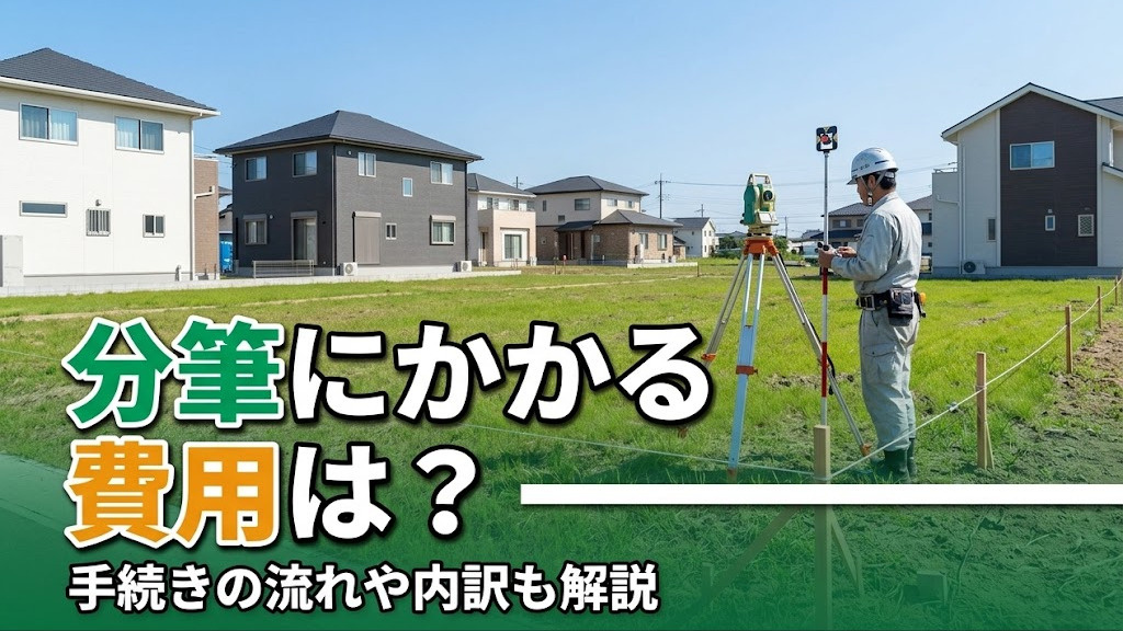 分筆にかかる費用は？手続きの流れや内訳も解説の画像