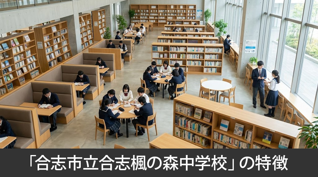 「合志市立合志楓の森中学校」の特徴