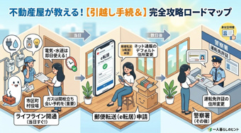 【引越し手続き完全攻略】「失敗しない」必須チェックリストの画像