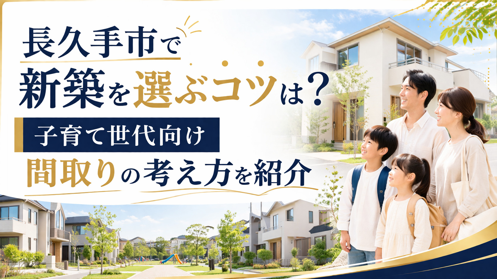 長久手市で新築を選ぶコツは？子育て世代向け間取りの考え方を紹介の画像