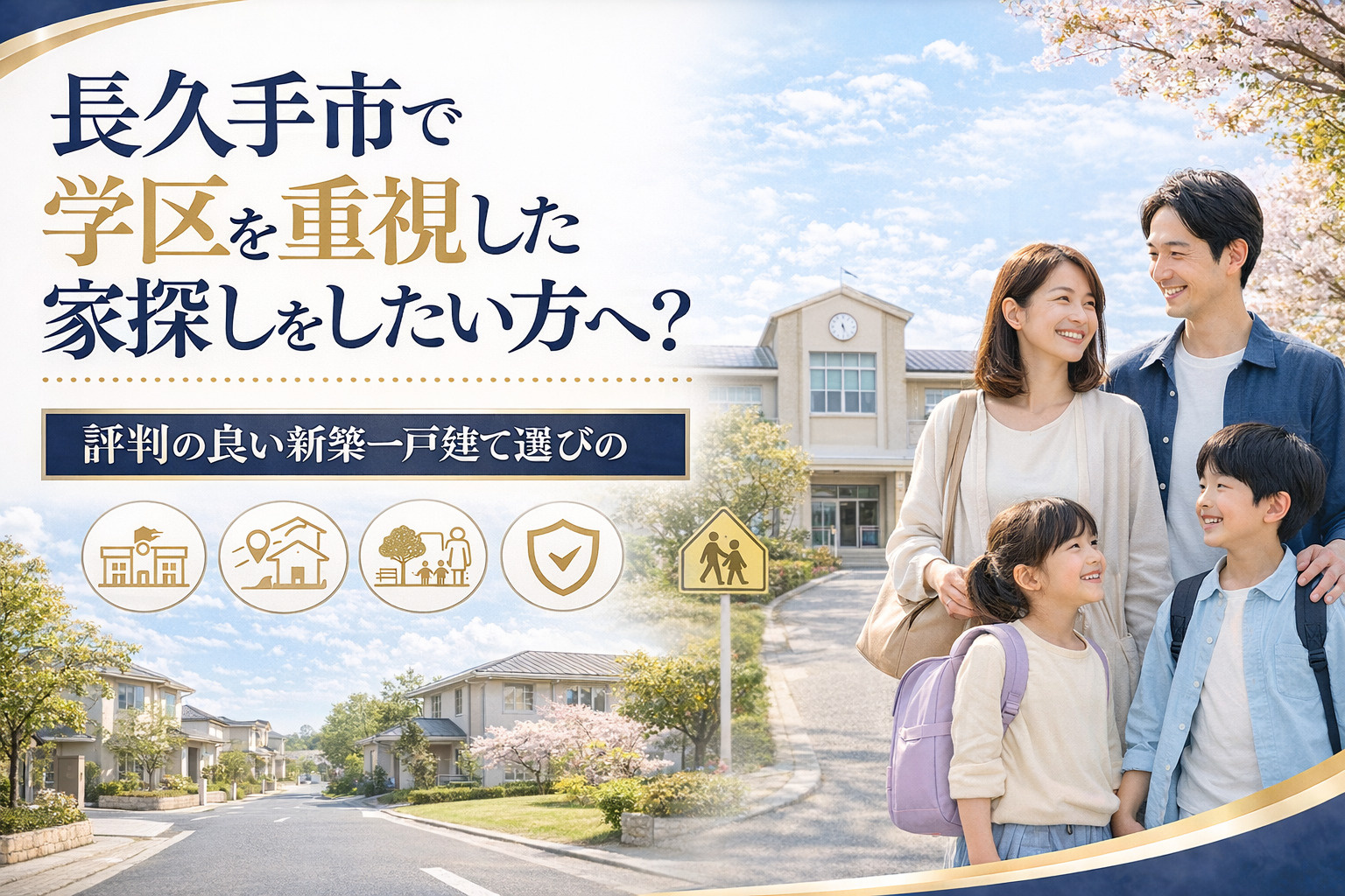 長久手市で学区を重視した家探しをしたい方へ? 評判の良い新築一戸建て選びの視点を紹介の画像