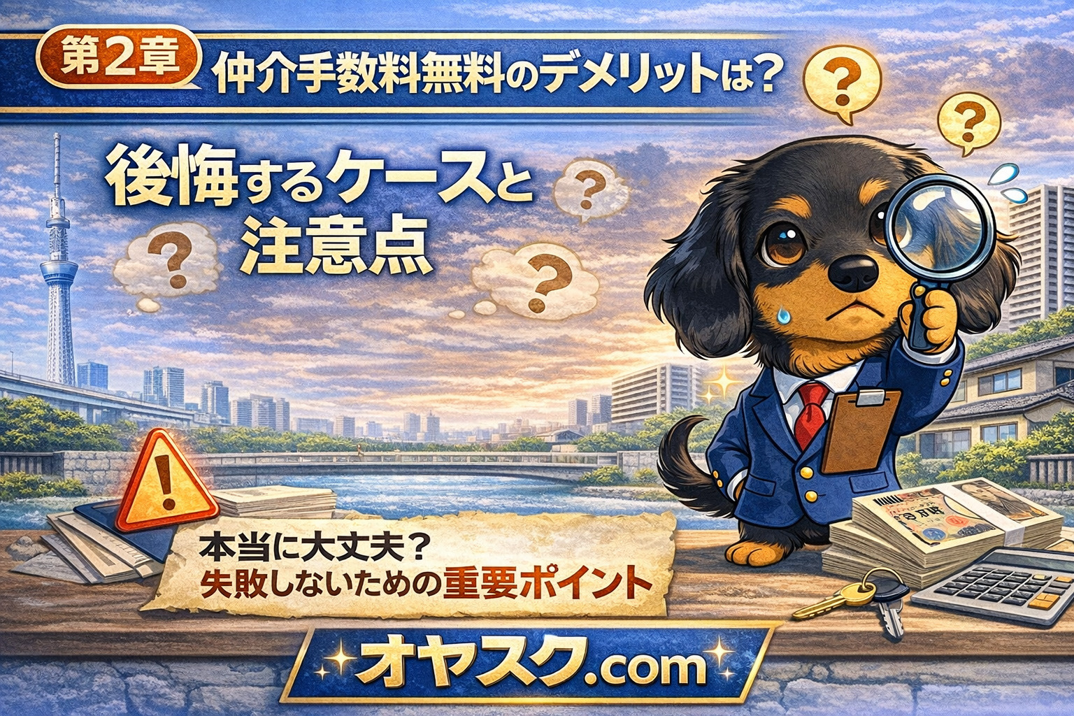 仲介手数料無料のデメリットと注意点