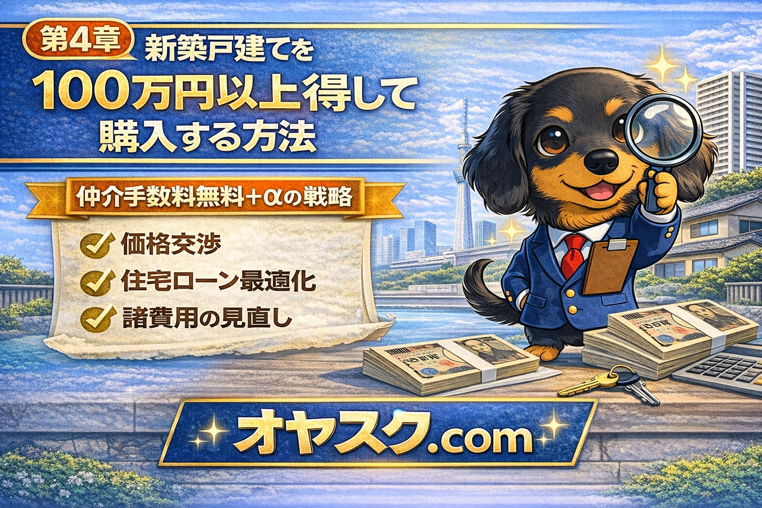 新築戸建てを得して購入する方法