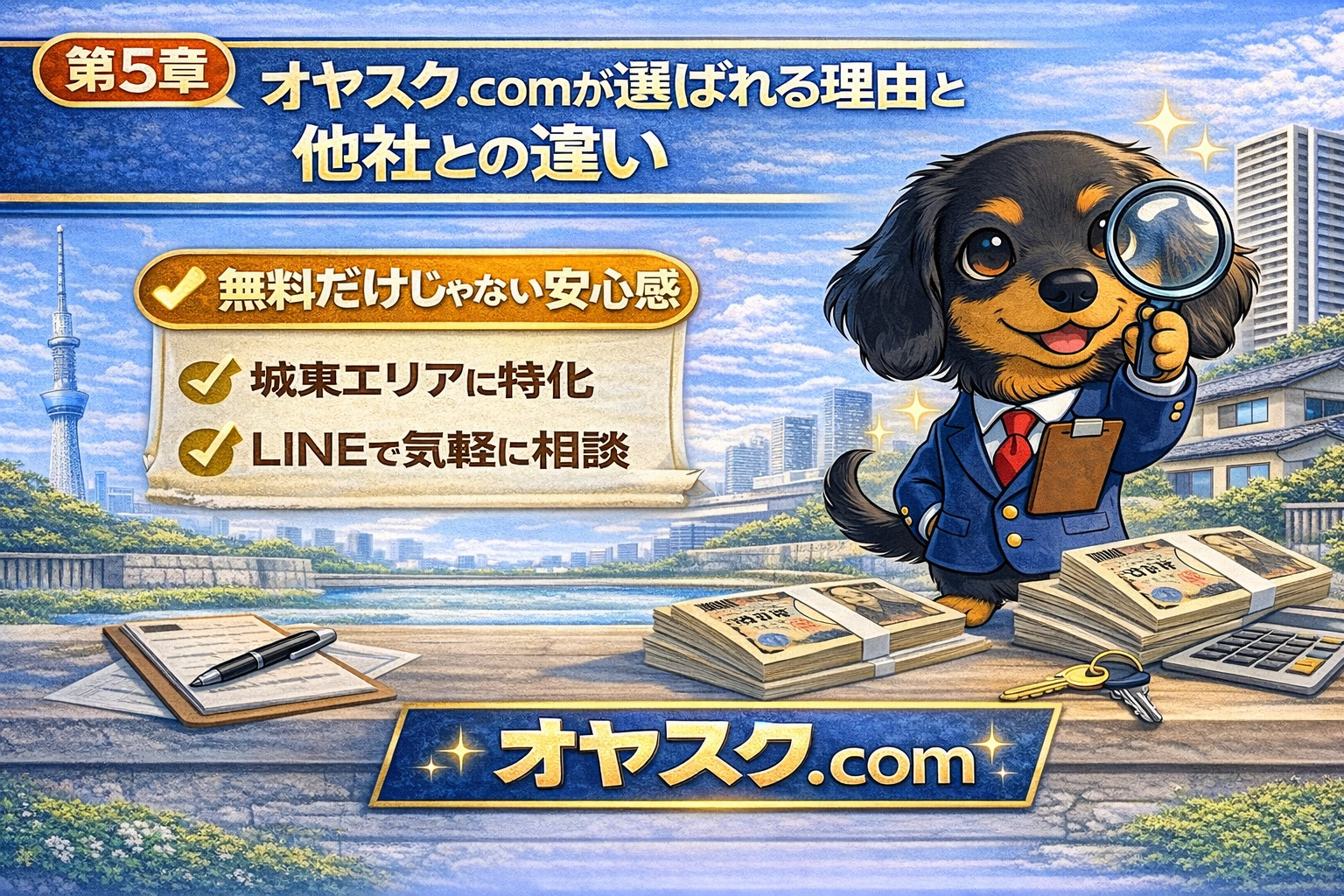 オヤスク.comが選ばれる理由