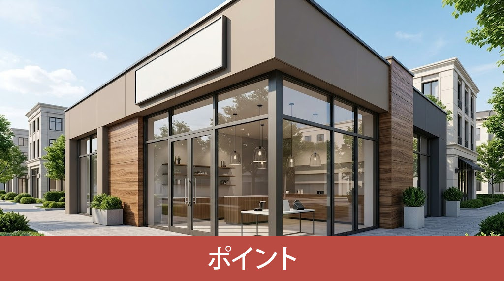 店舗のファサードを設計する際のポイント
