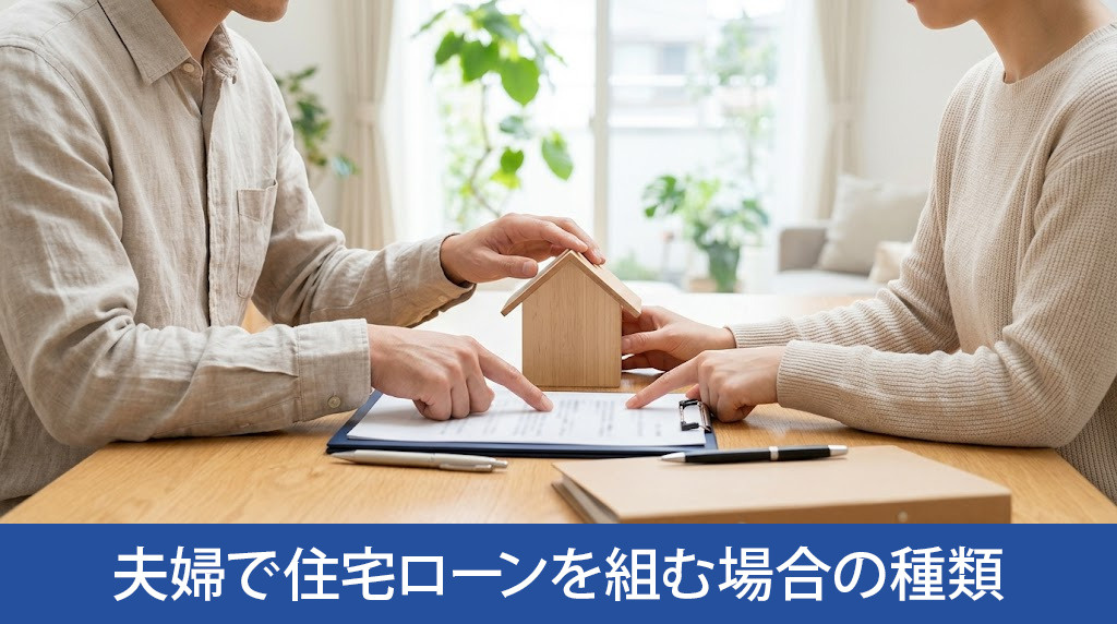 夫婦で住宅ローンを組む場合の種類
