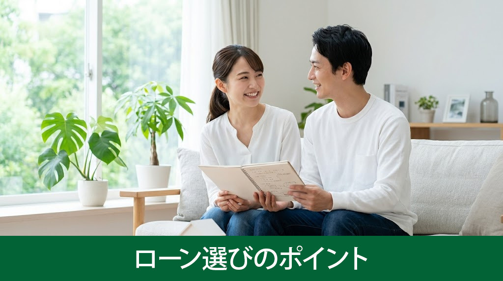 将来を見据えたローン選びのポイント