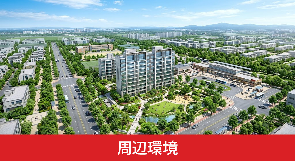 暮らしや資産価値を左右する周辺環境