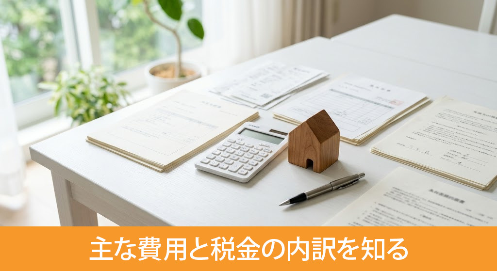 売却時にかかる主な費用と税金の内訳を知る