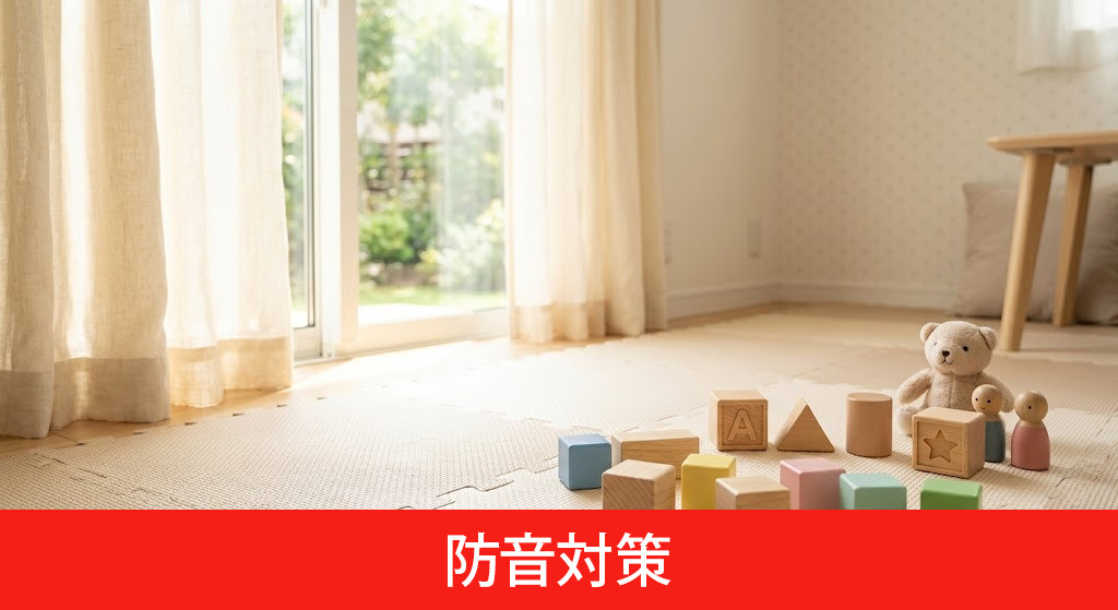 子どもの足音や声を抑える防音対策