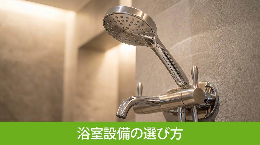 快適さとデザイン性を高める浴室設備の選び方