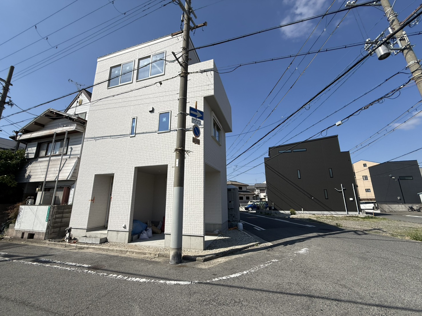 【新築建売】堺市堺区香ヶ丘町3丁の新築足場が外れました(^^)/の画像