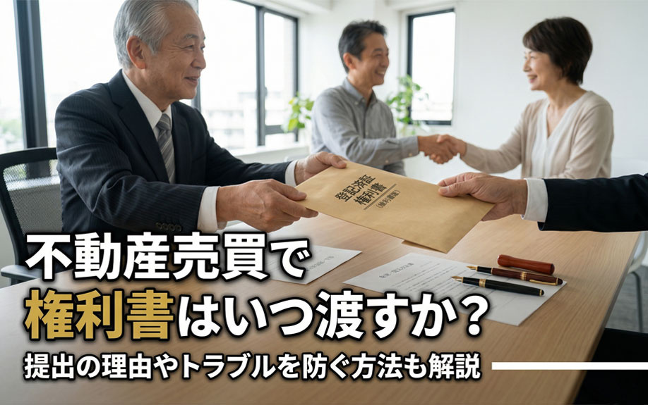 不動産売買で権利書はいつ渡すか？提出の理由やトラブルを防ぐ方法も解説の画像