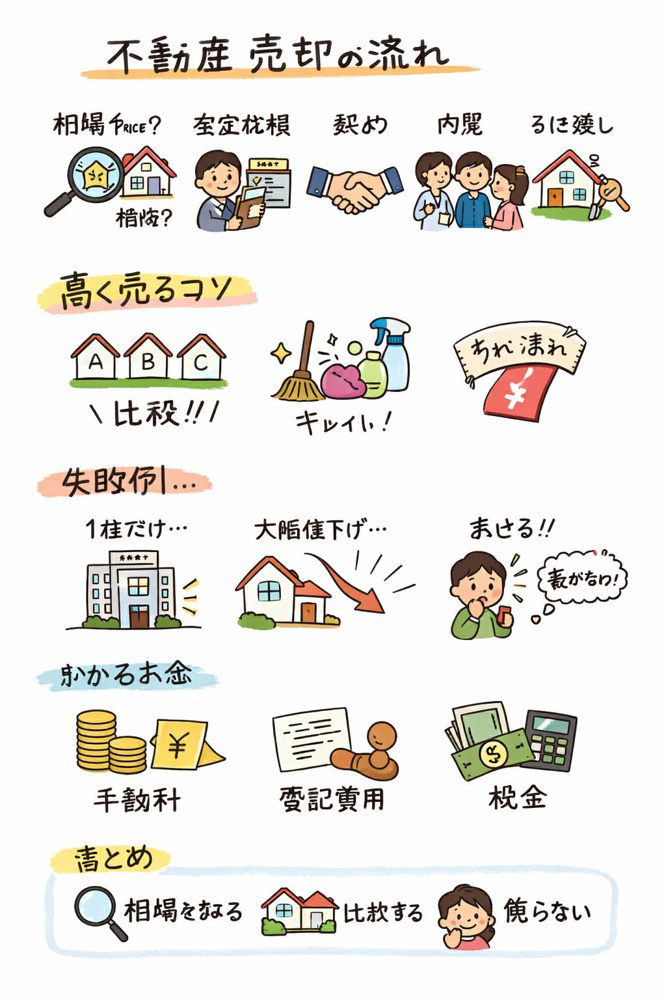  不動産売却ってどうやるの？（はじめてでもOK）の画像