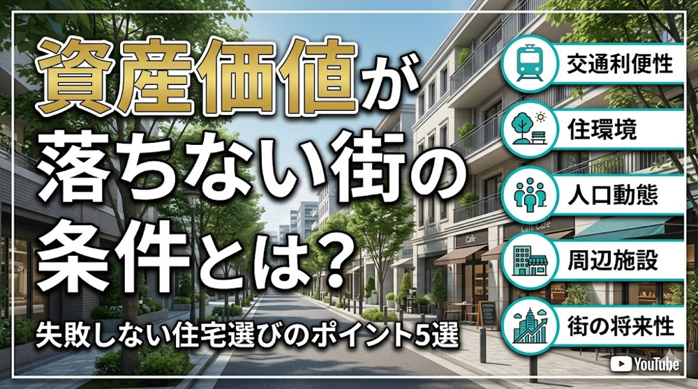 資産価値が落ちない街の条件とは？  買ってから後悔しない街選びの3大ポイントの画像