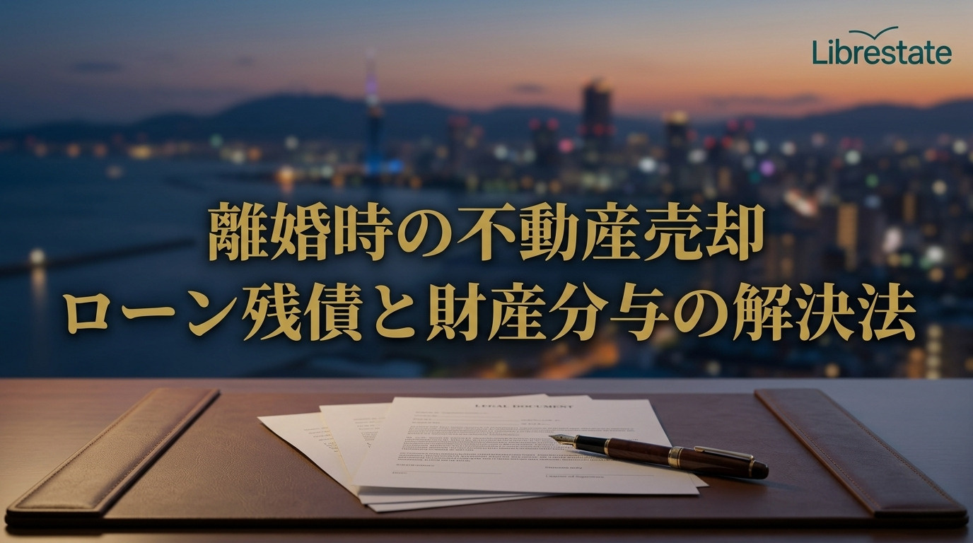 離婚時の不動産売却はどうする？ローン残債と財産分与の解決法の画像