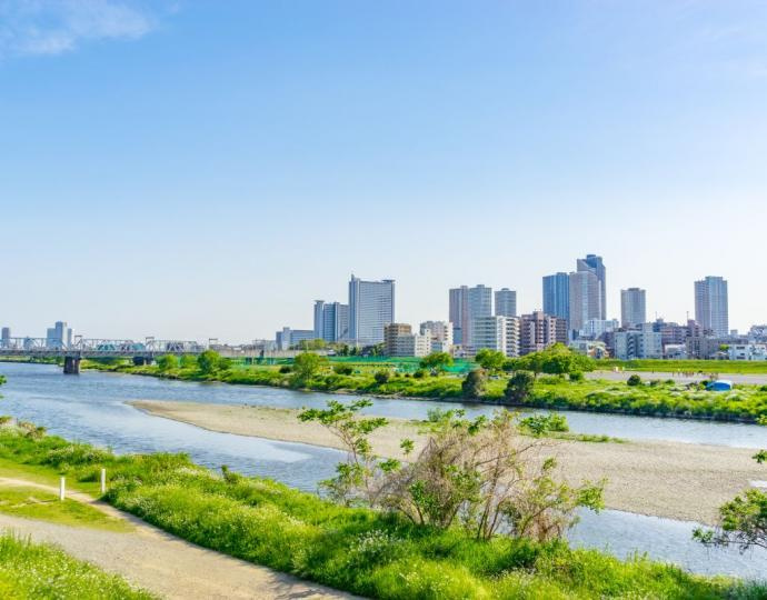 田園都市線沿線の街並み