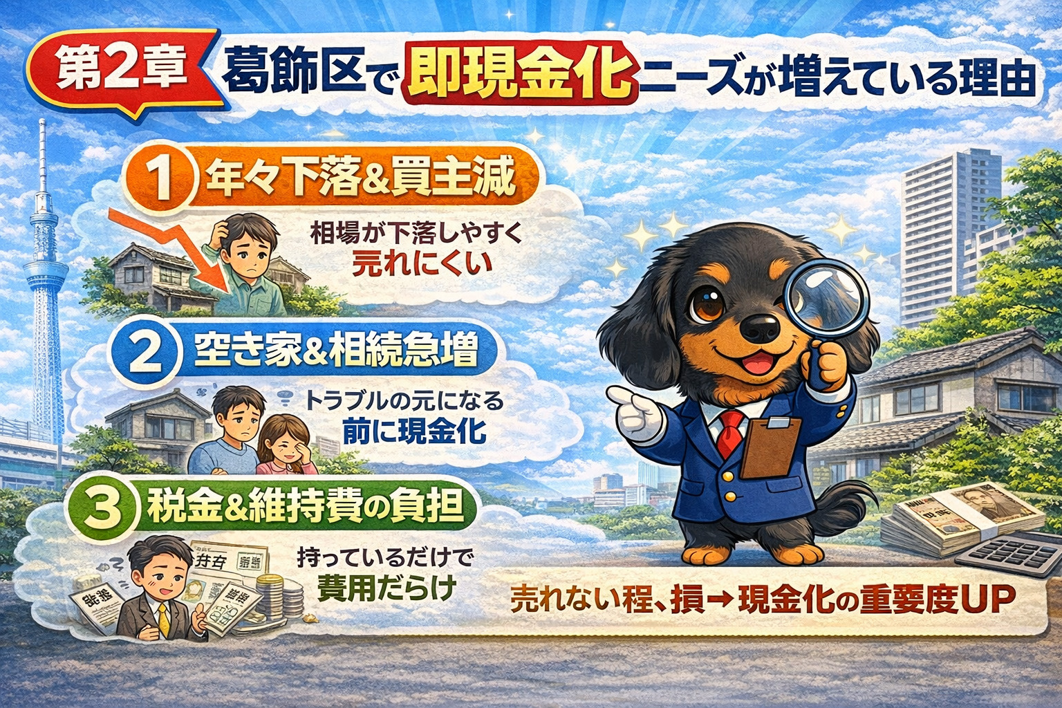葛飾区で即現金化ニーズが増えている理由