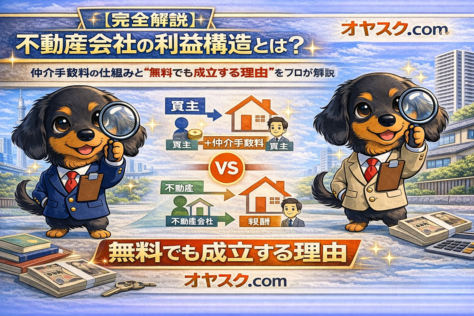 不動産会社の利益構造と仲介手数料の仕組み