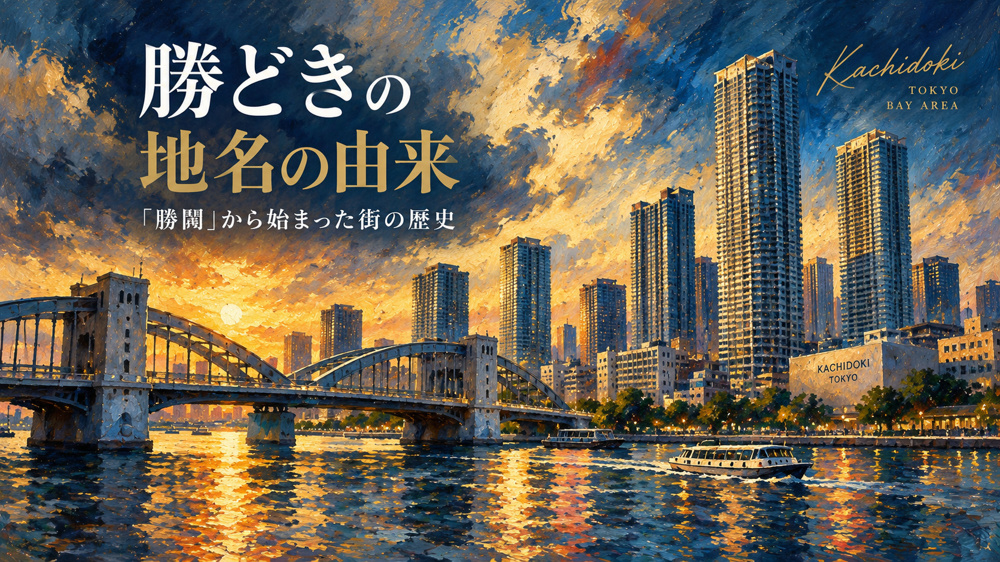 なぜ「勝どき」という名前なのか。｜地名の由来と東京湾岸の歴史の画像