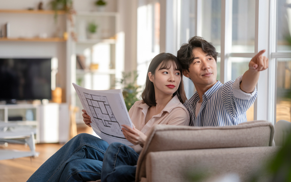 向きと周辺環境で変わるリビング選び！お部屋の動線と設備を内見で確認しようの画像