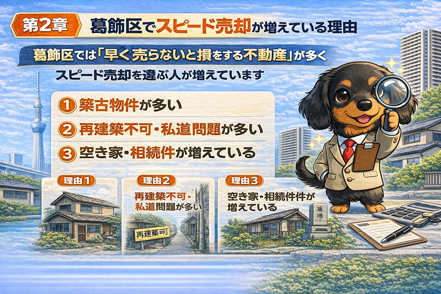 葛飾区でスピード売却が増えている理由