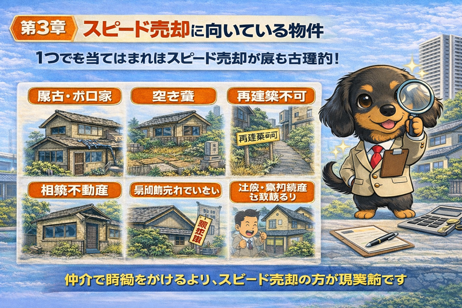 スピード売却に向いている物件