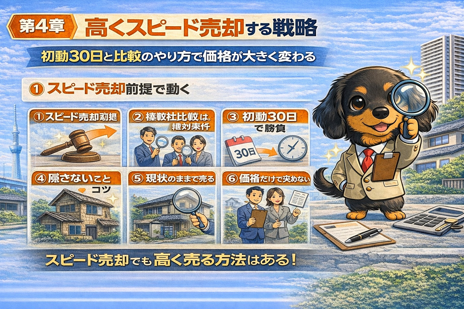 不動産を高く早く売る戦略