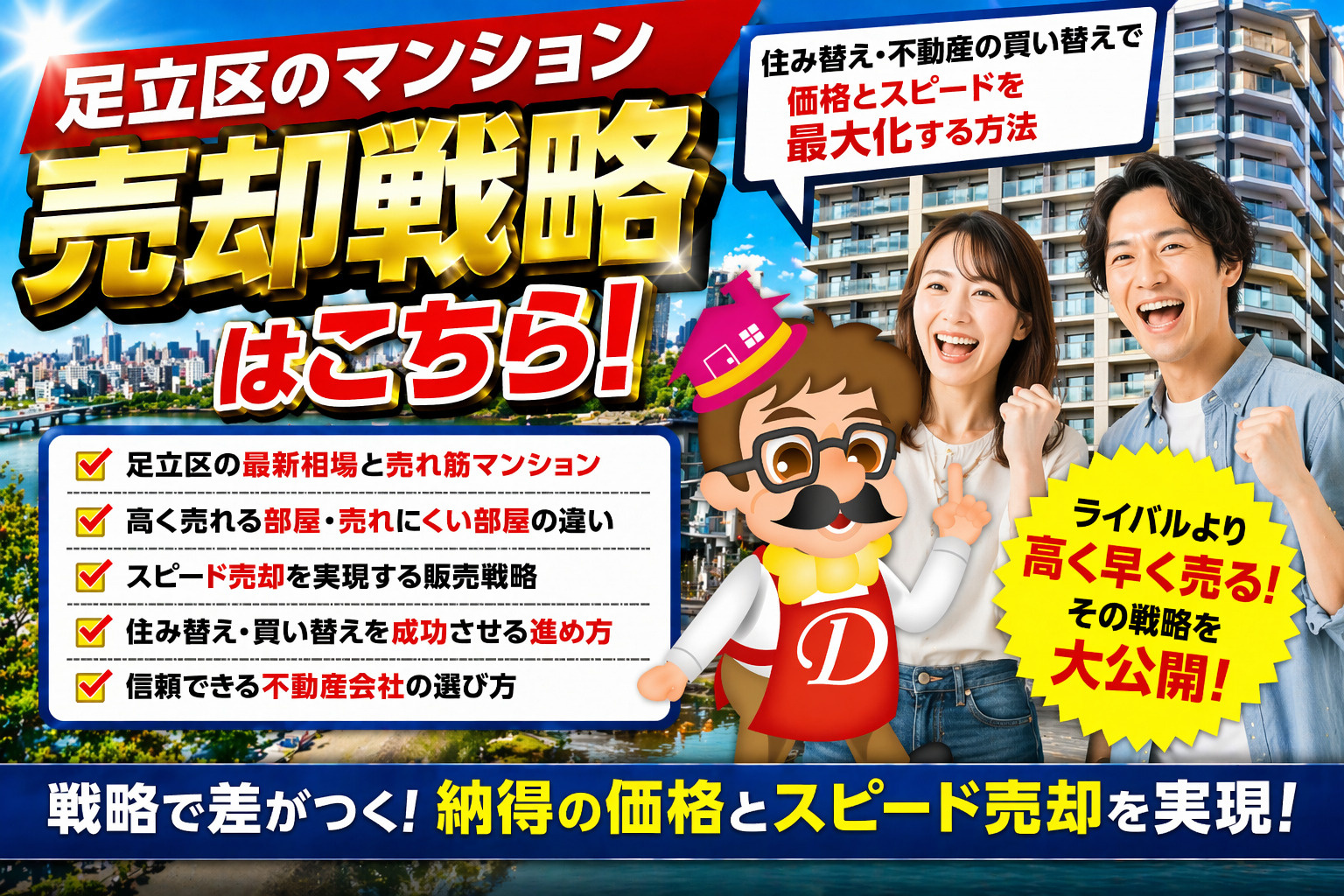 足立区の不動産売却・売却戦略