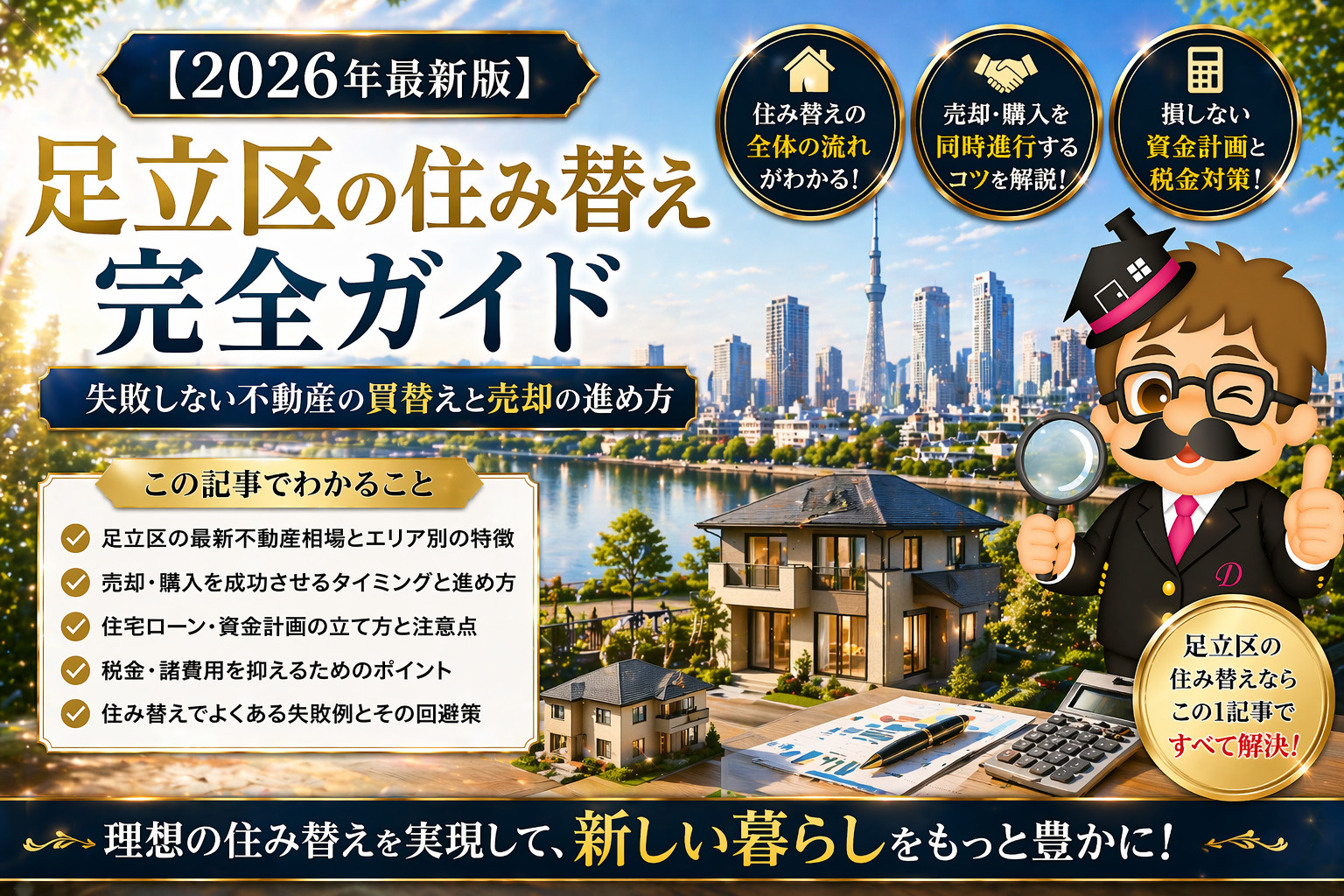 足立区の不動産売却・住み替え