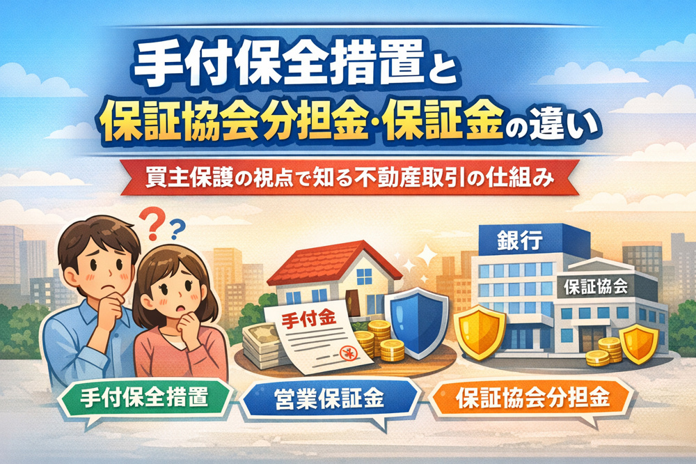 手付保全措置と営業保証金の違いの画像