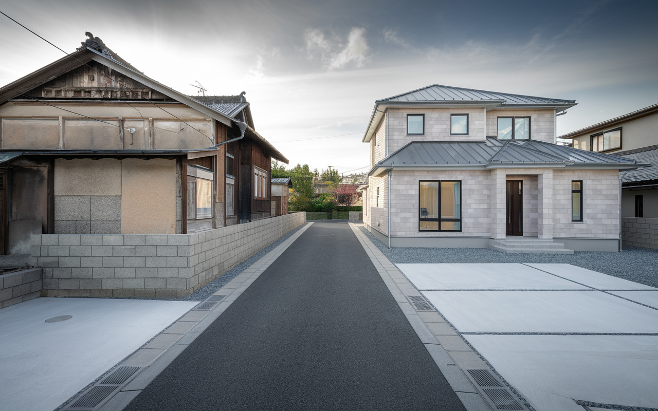 新潟市の相続空き家で境界標がないときは？  隣地ブロック塀の越境確認と対処法を解説の画像