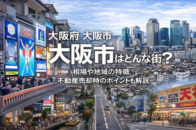 大阪府大阪市で不動産売却を検討中？相場と地域の特徴や環境のポイントを押さえようの画像