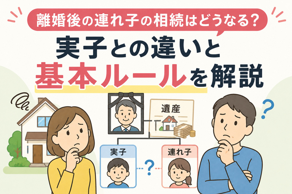 離婚後の連れ子の相続はどうなる？実子との違いと基本ルールを解説の画像