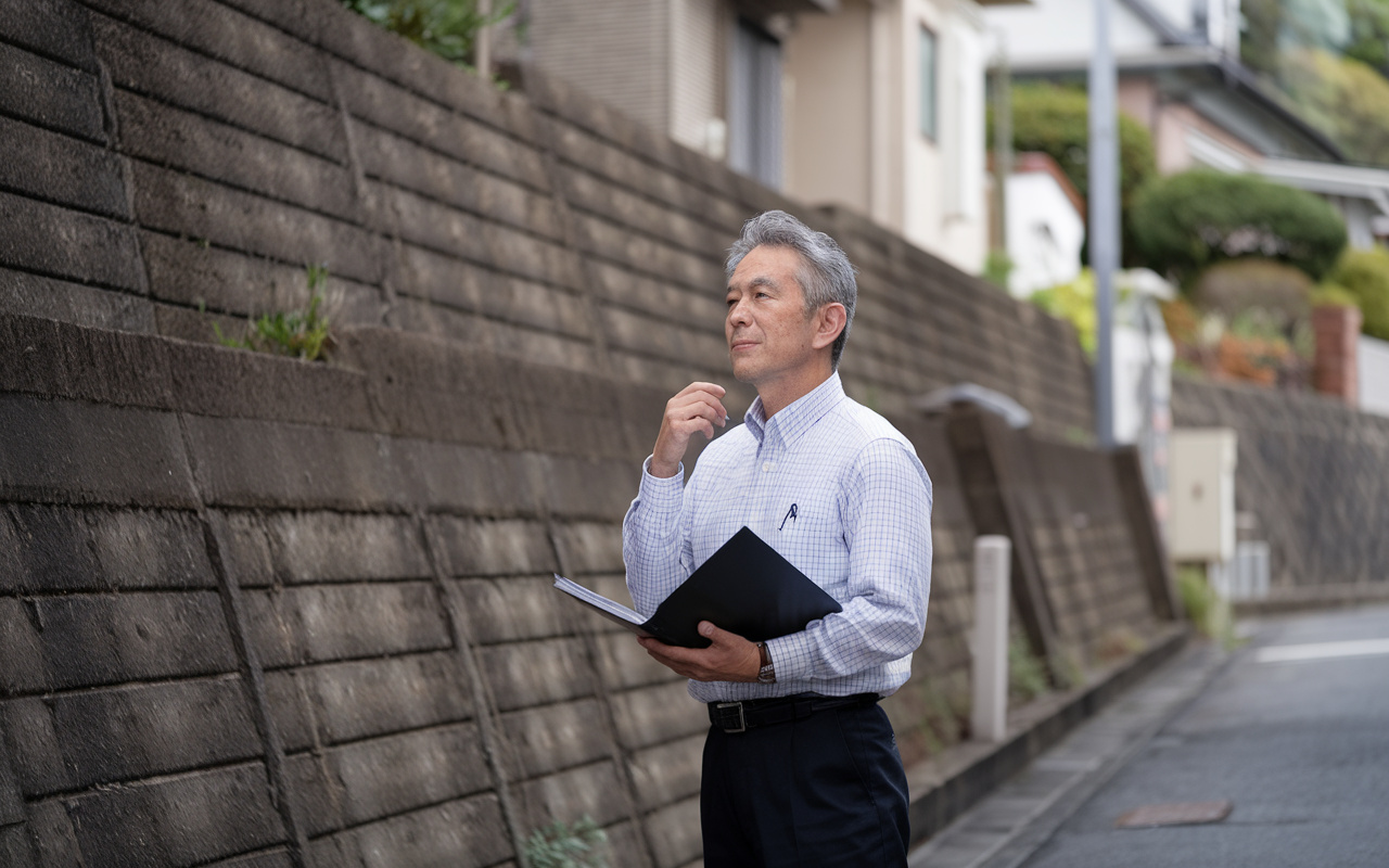 静岡市で擁壁のある土地売却のコツは？高低差土地の注意点と安全に進める手順の画像