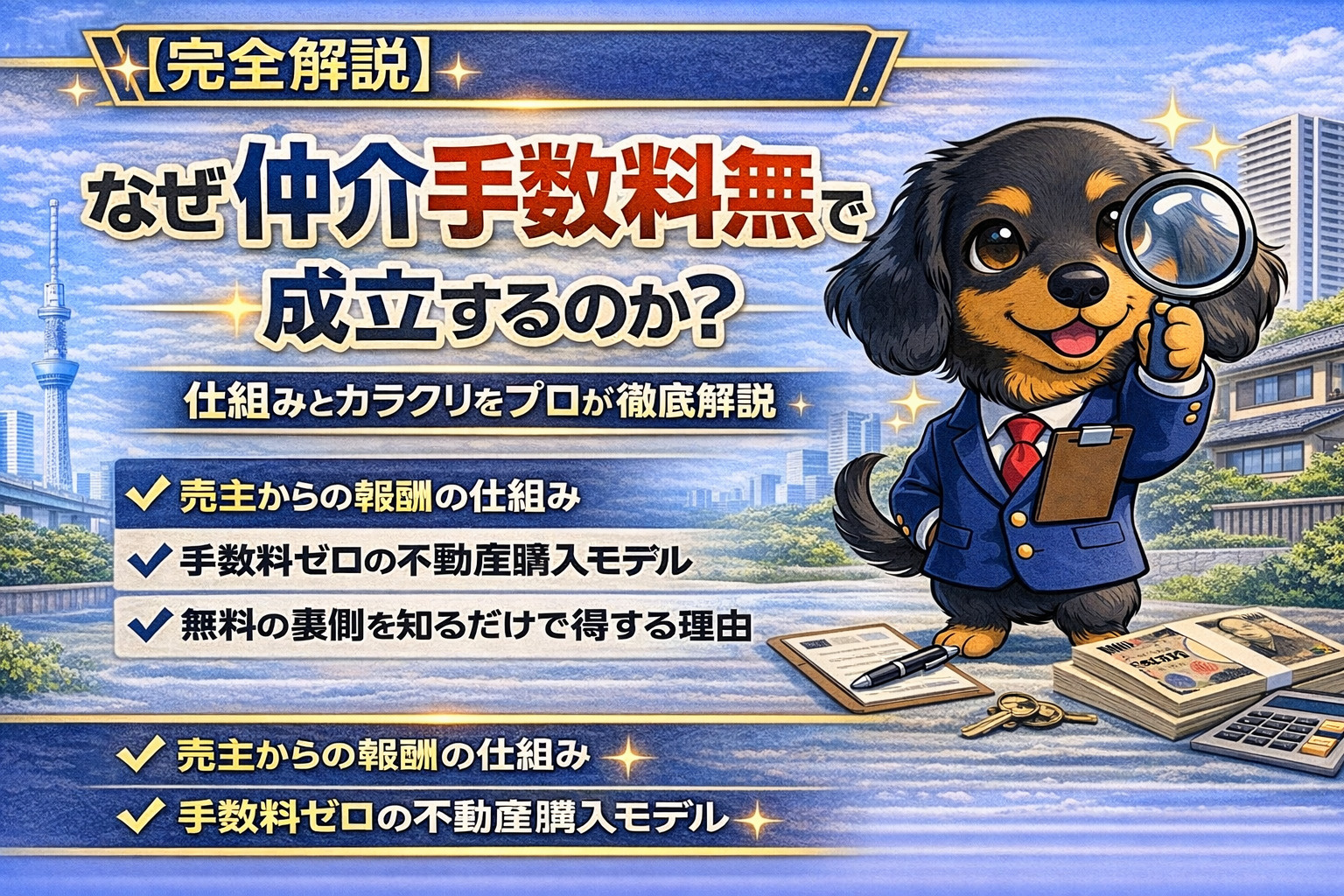 仲介手数料無料が成立する理由と仕組み
