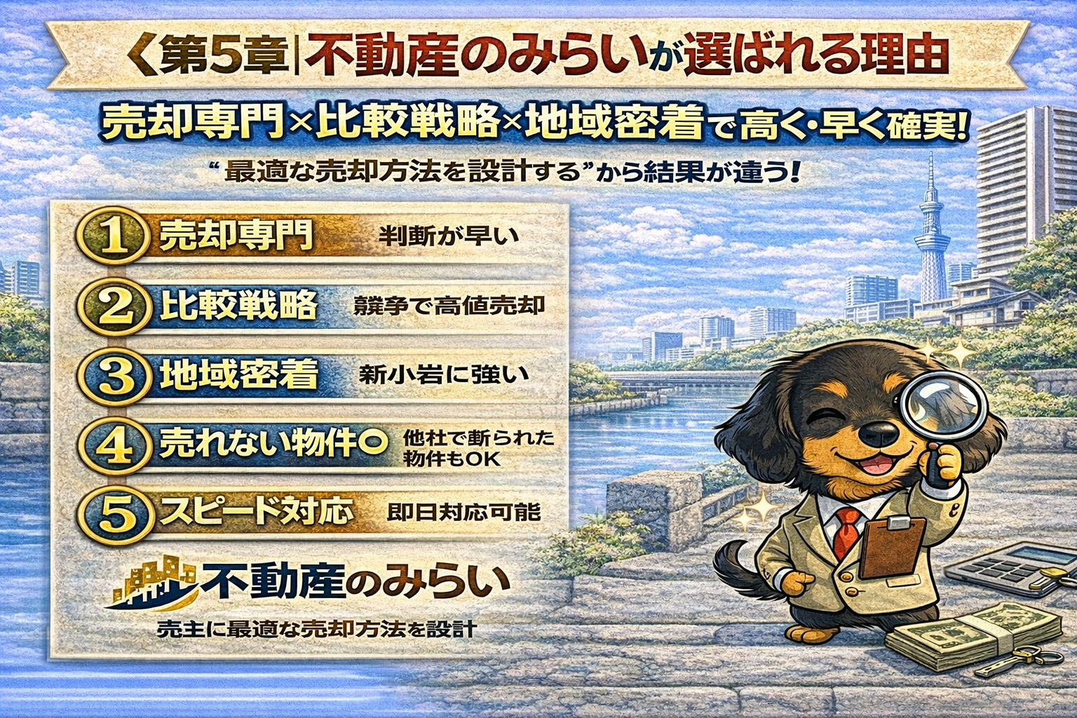 不動産のみらいの強み